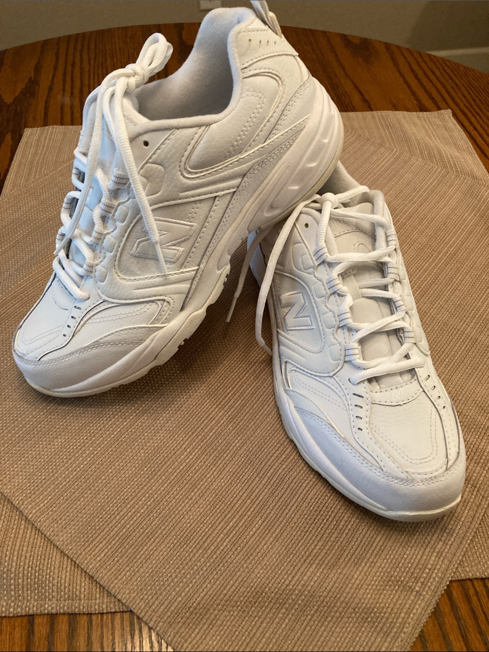 New Balance Women’s All-White Classic Lace-Up Sneakers